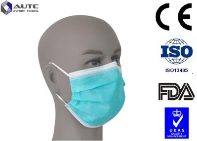 China Cool Disposable Medical Mask PP Non Woven Fabric Material Fliud Resistant for sale