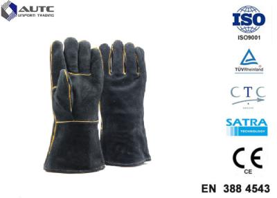 Chine Les gants thermiques de soudure de sécurité de PPE de sécurité protègent la douille extra-longue résistante au feu de mains à vendre