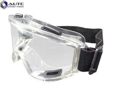 China Niebla anti teñida laboratorio de la protección ultravioleta de la cubierta de las gafas de seguridad para el trabajo del metal en venta