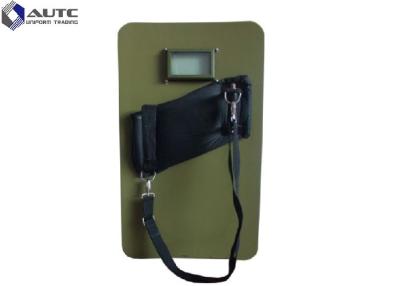 China Polycarbonate Protech Ballistic Shield Transparent Vision Window Shooting Hole for sale