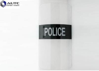 China Aluminum Alloy Bulletproof Riot Shield Anti Riot Violence Proof Transparent for sale