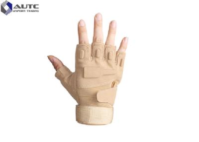 China Custom Military Tactical Gloves Half Finger Airsoft Cycling Polyester Material for sale