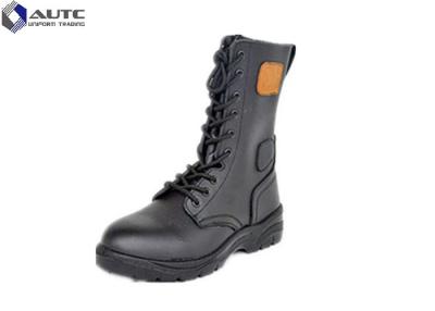 China Composite Army Surplus Boots Sand Black Anti Pilling  Genuine Cow Leather for sale