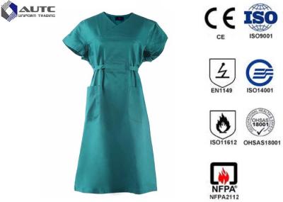 China Care Wear Nurse Surgical Green Scrubs , Maternity Medical Scrubs Reinforced for sale