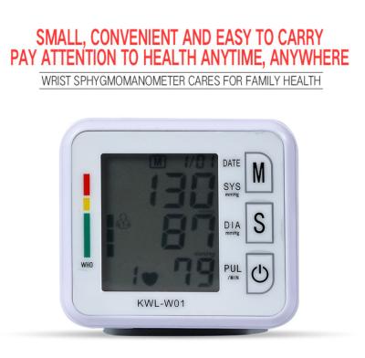 China Digital Blood Pressure Monitor Upper Arm Tonometer Portable Automatic Blood Pressure Meter for sale