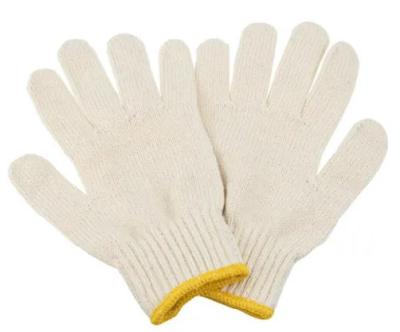 中国 綿の手袋の安全労働者のための快適な綿手仕事の手袋のセメント 販売のため