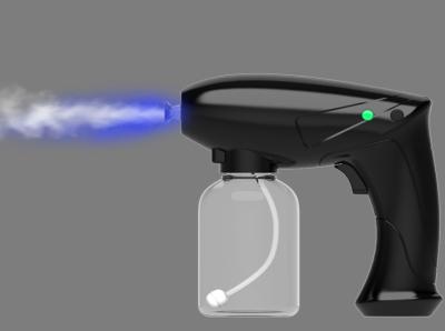中国 電気無線霧化の消毒銃手持ち型の青いUsbの再充電可能な消毒の吹き付け器 販売のため