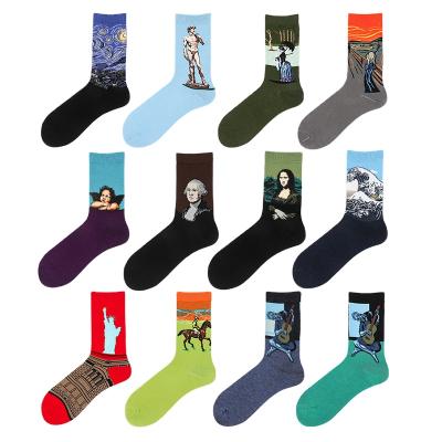China Wholesale Fashion QUICK DRY High Quality Design Cotton Crew Crazy Funny Funky Happy Socks For Men for sale