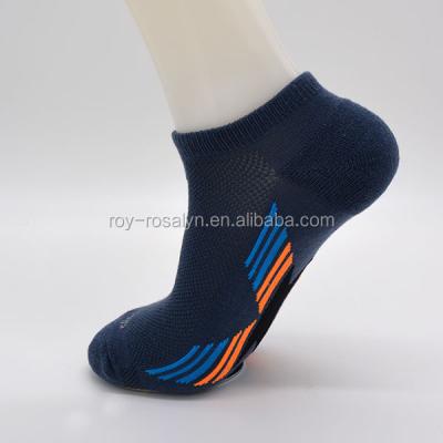 China Fashion Antibacterial Custom Colorful Sport Blue Socks for sale