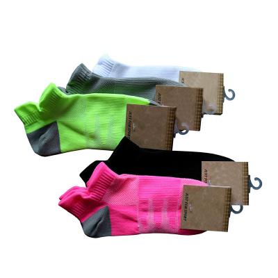 China QUICK DRY custom performance logo sport cut socks low running sport compression ankle socks nylon for sale