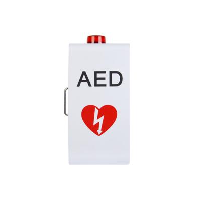 China Defibrillator Metal Storage AED Cabinet Wall Mounted for sale