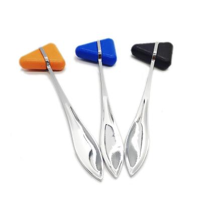 China 18.5cm Triangle Neurological Reflex Percussion Hammer Colorful SS Rubber for sale