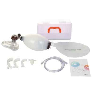 China Infant BVM Resuscitator Manual L Silicone Ambu Bag for sale