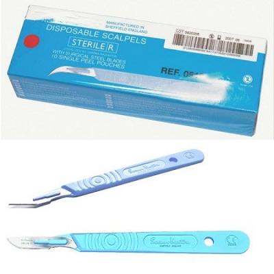 China Carbon Steel Operation Theatre Equipment Disposable 12 Sterile Surgical Blade for sale