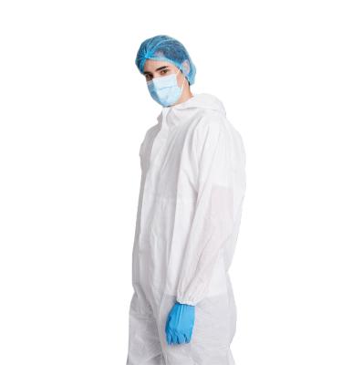 China Non Sterile 180cm Disposable PPE Kit Protective Clothing PE for sale