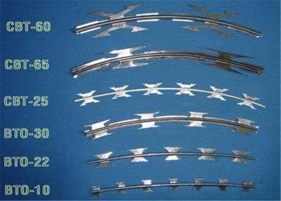 China Barbed Wire For Cross Razor Type Decorative Barbed Wire Fencing - Buy Anti-rust Razor Blade Barbed for sale