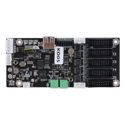 China Small Size Stand-alone Cards KD05 with 4 HUB75 Ports ROM 128 MB 102,400 Pixels for sale