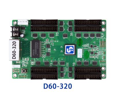 China Sysolution receiving card D60-320, 8HUB320 ports support P1.538,P1.667 modules for sale