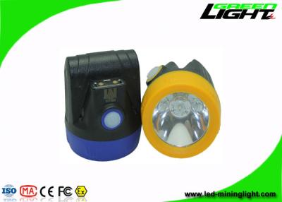 China Cordless 1.1W LED Mining Cap Lamp Waterproof 10000lux 143lum USB Charging Led Miner Headlight for sale