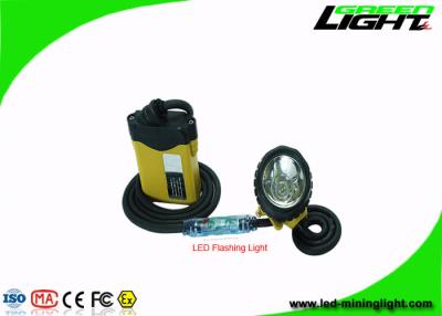 China 10.4Ah Corded Mining Cap Light ABS PC 25000Lux 348lum With Led Flashing Light SOS for sale