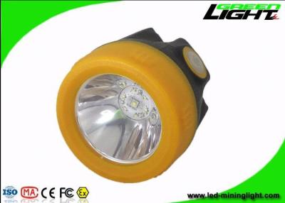 China 3.8Ah Cordless Cree LED Headlamp Rechargeable 143lum 10000Lux USB Charging Portable Miner Light for sale