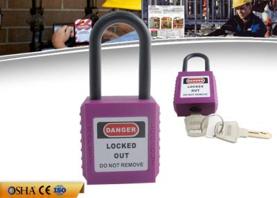 China ZC-G11 CE Certification Approved Short Shackle ABS Safety Padlock For Industry for sale