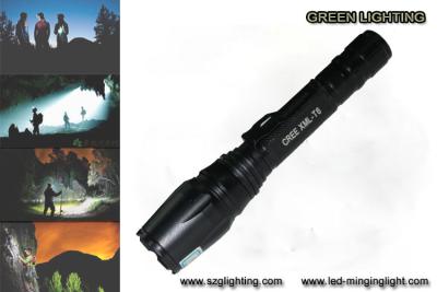 China 10W Rechargeable Led Flashlight For Hunting / Hiking / Camping / Fishing for sale