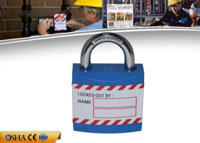 China ZC-J01 Safety Lockout Padlocks Durable Non - Conductive Xenoy Lock Body for sale