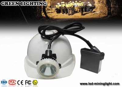 China Mining hard hat headlamp Outdoor Hunting / Super Bright Rechargeable LED Miner Cap Lamp Lithium Battery for sale