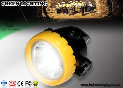 China PC Small All in one Rechargeable LED Headlamp / waterproof coal miners lamp for sale