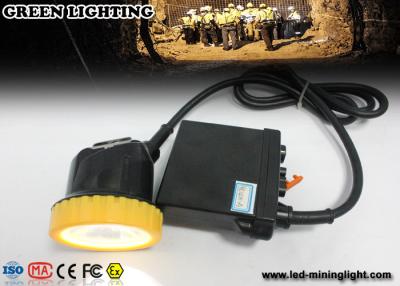 China 50000 Lux Strong Brightness Waterproof Rechargeable Led Hard Hat Light Hunting With Li - Ion Battery for sale