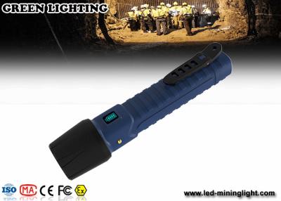 China IP68 explosion prevention flashlight / explosion proof rechargeable torch 1300lum brightness for sale