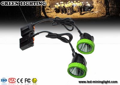 China Rechargeable Mining Cap Lights , LED Mining Helmet Lights With CE , ATEX , EXIBII MI Approved for sale