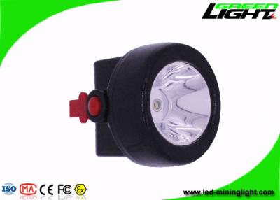 China High Power Mining Cap Lights , Rechargeable Water - Proof Cordless Mining Cap Lamps for sale