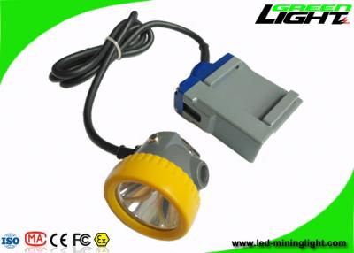 China 6.6Ah Li-ion Battery LED Mining Light 15000lux High Beam Corded Lamp Flame Resistant for sale