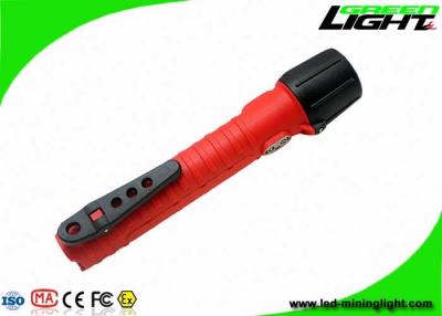 China Rubber Switch Explosion Proof Torch 25000Lux IP68 Waterproof 1200 Battery Cycles for sale