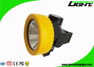 China Light Weight Cordless Cap Lamp Rechaegeable 4000lux Plug In Charger PC Material for sale