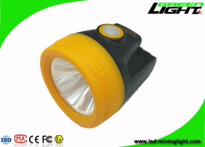 China 10000lux Cordless Cap Lamp Mining IP68 3.8Ah Battery Direct / USB Charging for sale