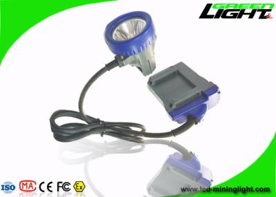 China IP68 Coal Miner Hard Hat Light 10000lux 6.6Ah Li - Ion Battery Anti Explosive for sale