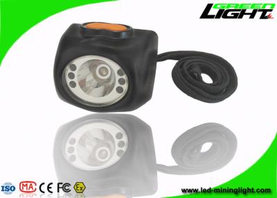 China Black Color Mining Cap Lights 8000lux High Brightness Headlamp With Digital Screen for sale