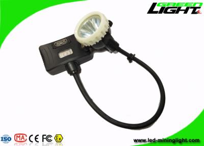 China 5.2Ah LED Mining Cap Lights 10000lux Brightness High Beam IP68 With Safety Rope for sale
