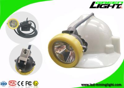 China Low Power Warning Mining Cap Lights 7.8Ah Li - Ion Battery With 18hrs Working Time for sale