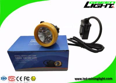 China Warning Mining Cap Led Tunnel Lamp 7.8Ah Li - Ion Battery With 18hrs Working Time for sale