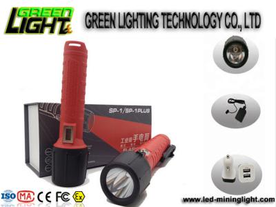 China PC IP68 1300lum 25000lux 10W Explosion Proof Torches for sale