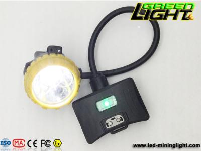 China 15000LUX 221LUM IP68 Semi Corded Rechargeable Headlamp for sale
