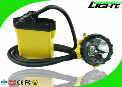 China 3W CREE 25000lux 390lum Portable Mining Led Lights With 10400mAh Battery for sale