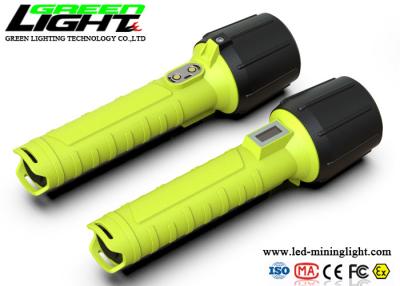 China 3W 9000lux LED Explosion Proof Torch Waterproof With OLED Display for sale