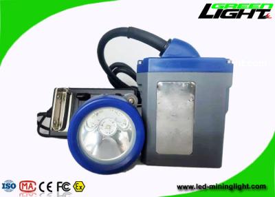 China ABS 6.6Ah LED Miners Cap Lamp 216lum 10000lux Waterproof Miners Headlamp for sale