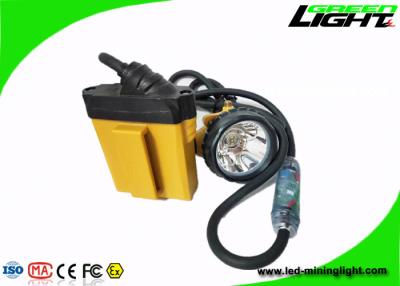 China 25000 Lux Mining Cap Lamp 348lum Headclip ajustável com luzes de advertência traseiras à venda