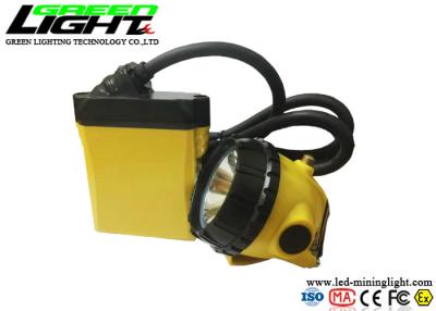 China 348lum 10.4Ah Corded Led Mining Headlamp 25000lux SOS Auxiliary for sale